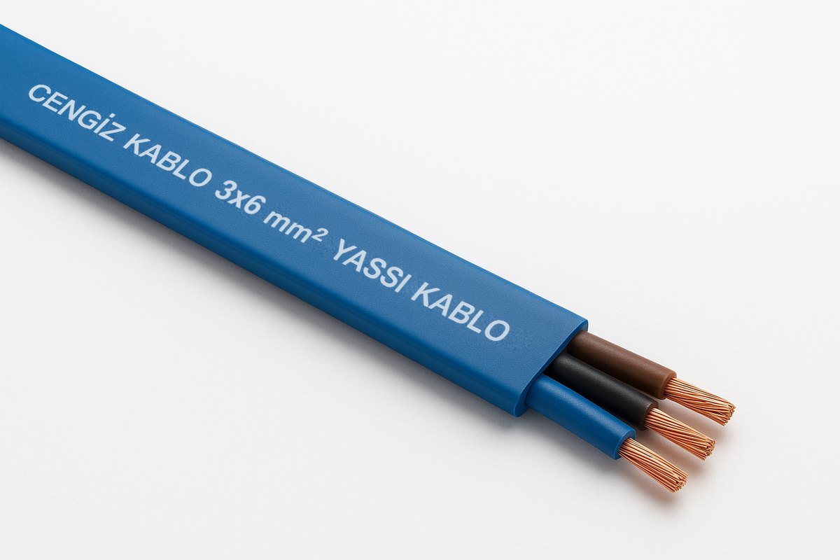 3x6 yassı kablo